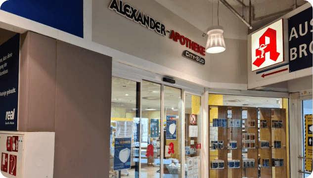 Foto Alexander-Apotheke – Standort City Süd Hamburg